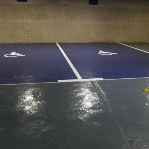 Pintura epóxica para estacionamiento